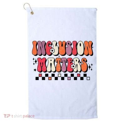 Boho Inclusion Matters Special Education Sped Teacher Golf Towel
