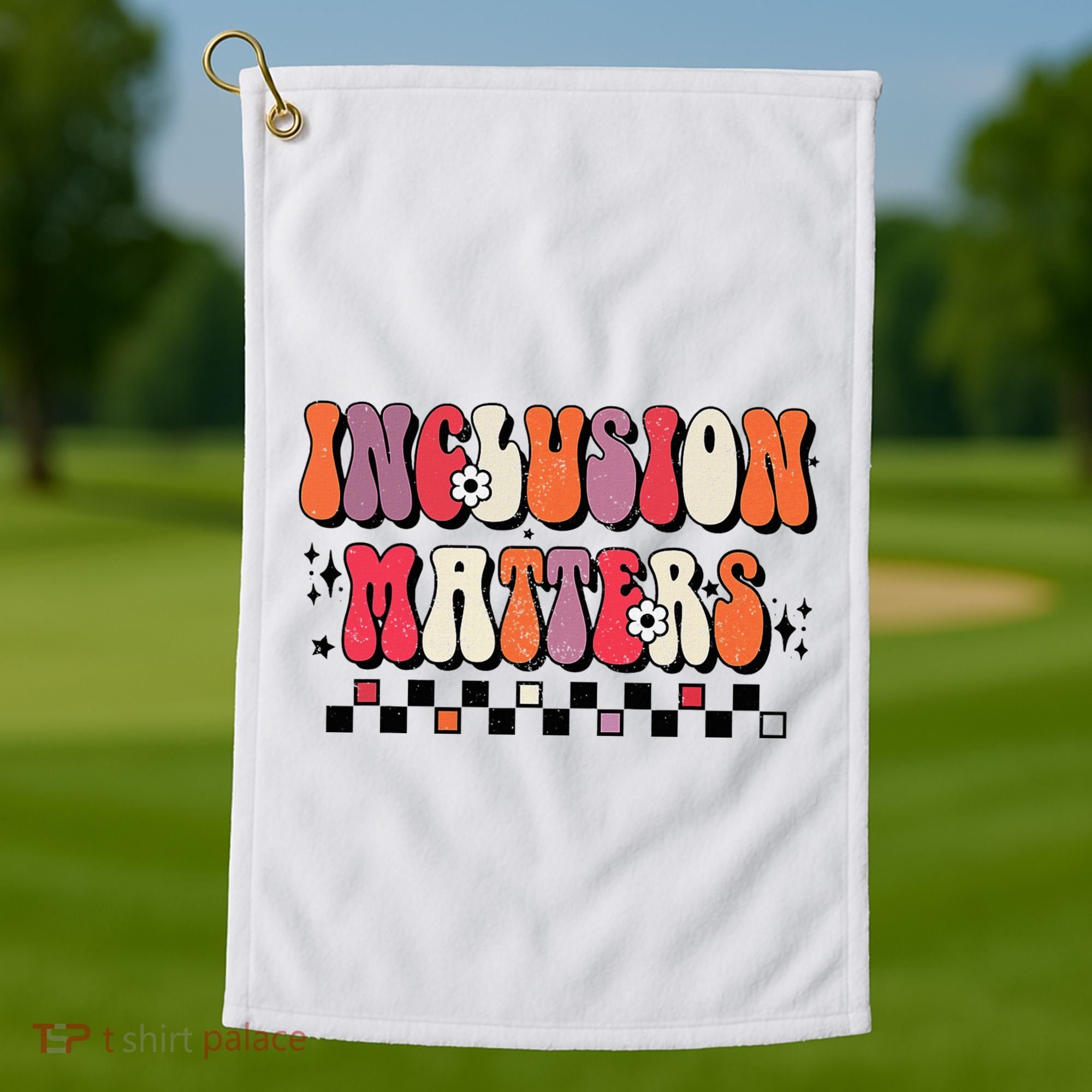 Boho Inclusion Matters Special Education Sped Teacher Golf Towel