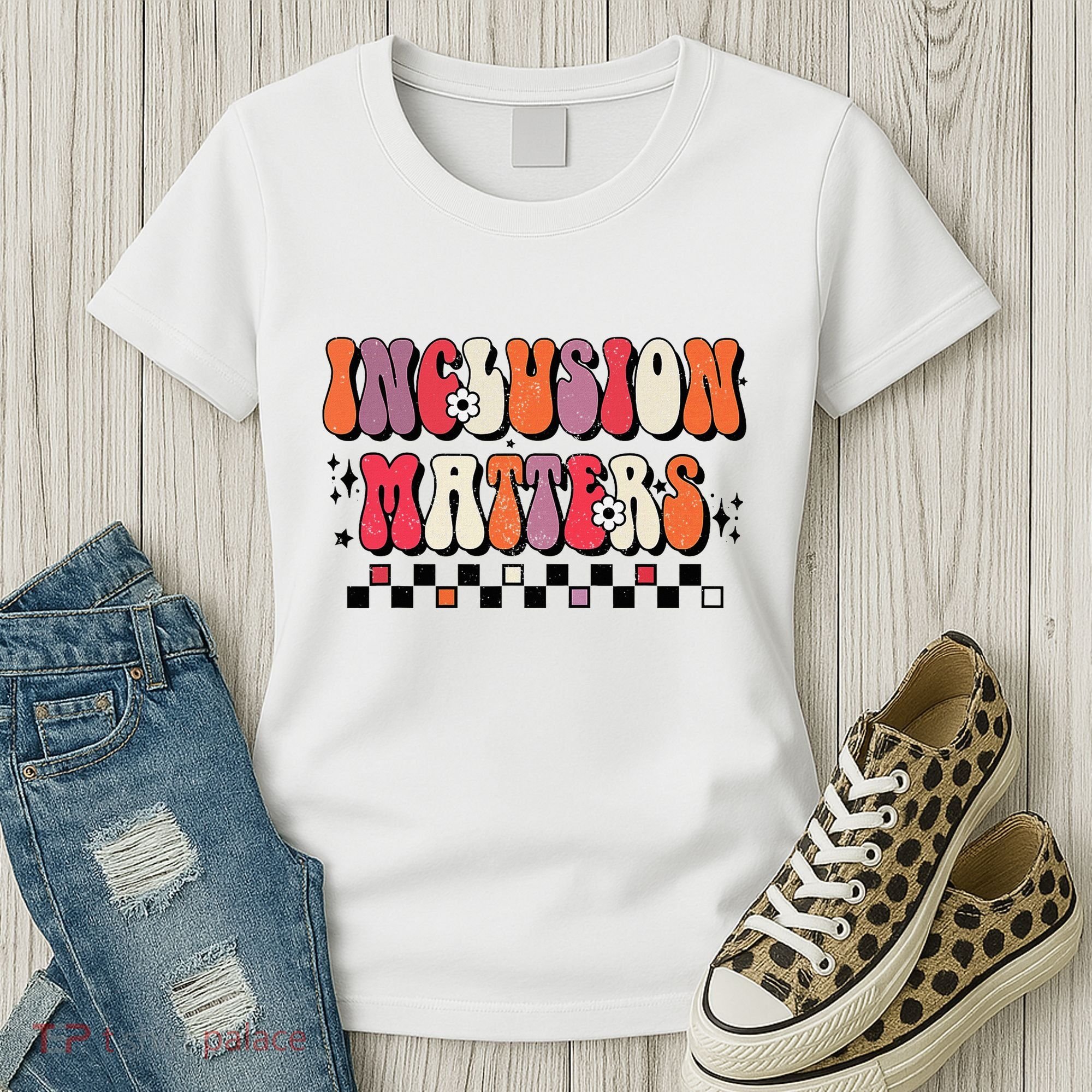Boho Inclusion Matters Special Education Sped Teacher Women's T-Shirt