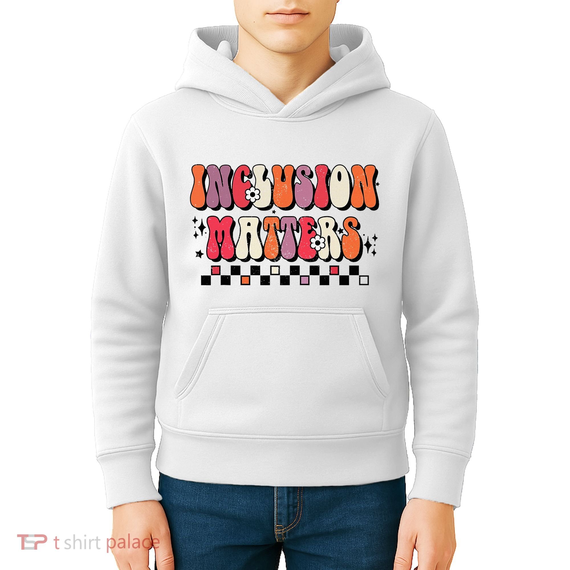 Boho Inclusion Matters Special Education Sped Teacher Kids Hoodie