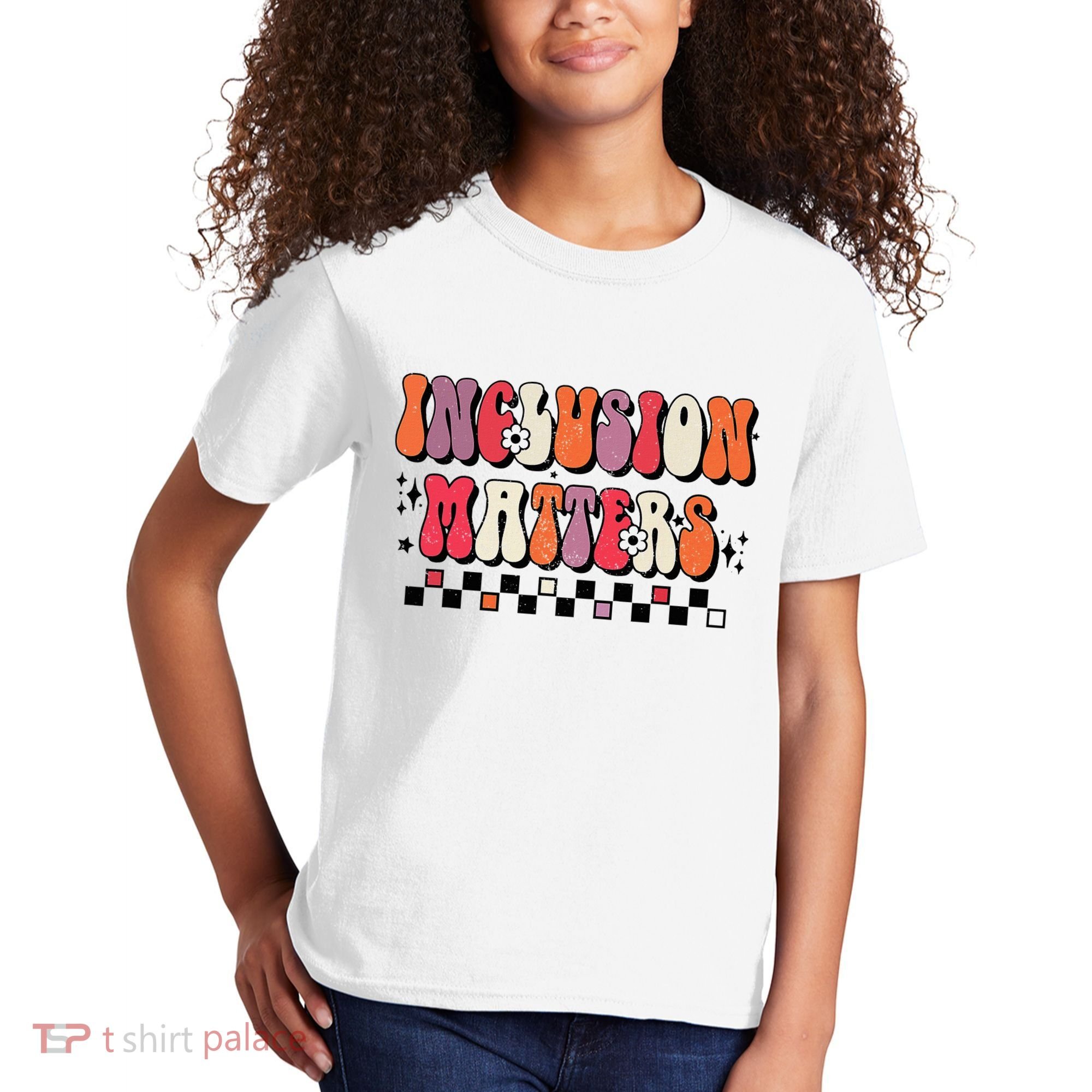 Boho Inclusion Matters Special Education Sped Teacher Kids T-Shirt