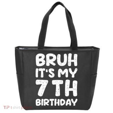 Bruh ItS My 7th Birthday 7 Year Old Birthday Tote Bag