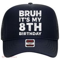 Bruh ItS My 8th Birthday 8 Year Old Birthday Hat thumb 0