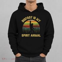 Bigfoot Is My Spirit Animal Bigfoot Lovers Hoodie thumb 0