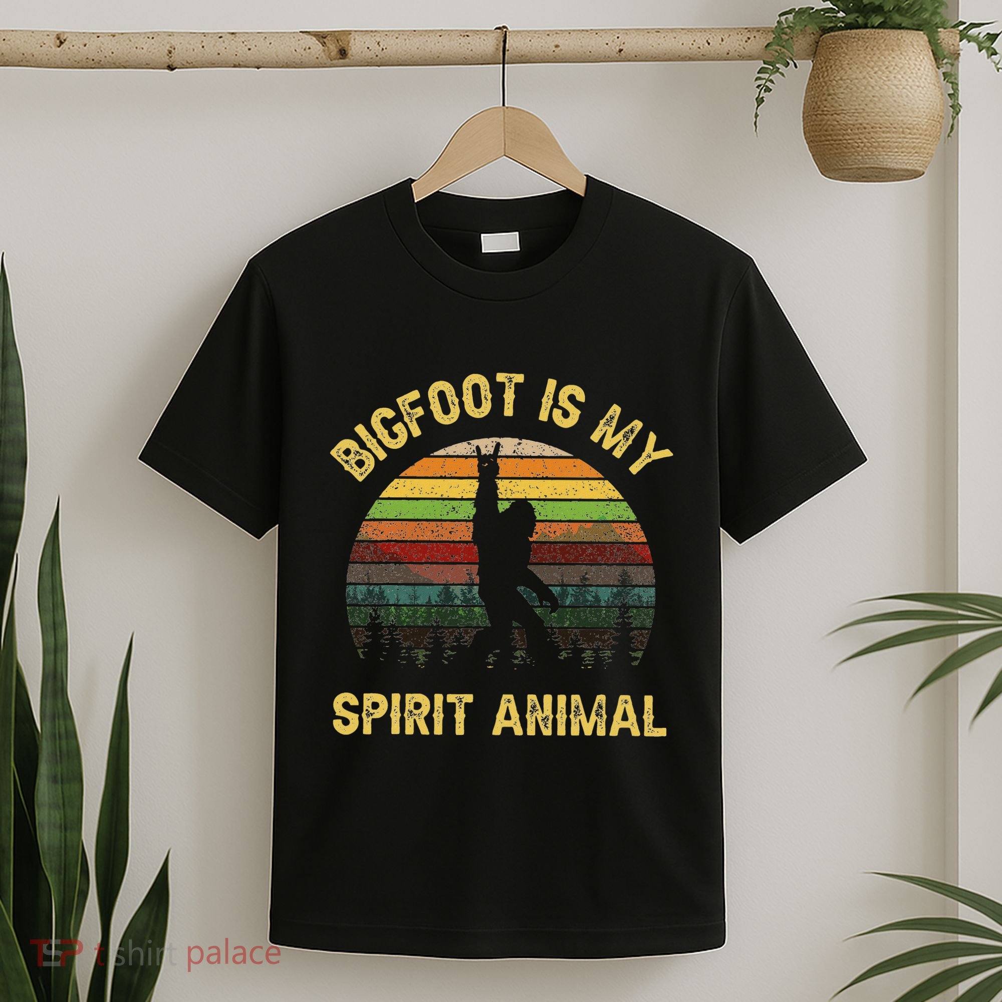Bigfoot Is My Spirit Animal Bigfoot Lovers T-Shirt
