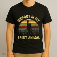 Bigfoot Is My Spirit Animal Bigfoot Lovers T-Shirt thumb 3