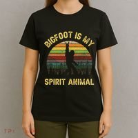Bigfoot Is My Spirit Animal Bigfoot Lovers T-Shirt thumb 4