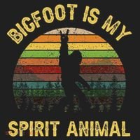Bigfoot Is My Spirit Animal Bigfoot Lovers Beanie thumb 2