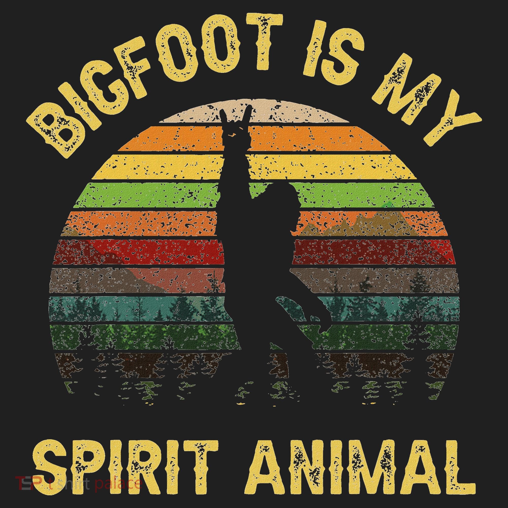 Bigfoot Is My Spirit Animal Bigfoot Lovers Hat