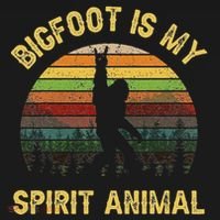 Bigfoot Is My Spirit Animal Bigfoot Lovers Visor thumb 3