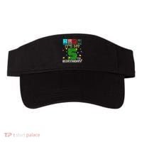 Bruh It'S My 5th Birthday Video Game Pixel Bday Visor thumb 0