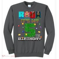 Bruh It'S My 5th Birthday Video Game Pixel Bday Sweatshirt thumb 0