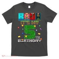 Bruh It'S My 5th Birthday Video Game Pixel Bday T-Shirt thumb 0