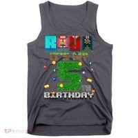 Bruh It'S My 5th Birthday Video Game Pixel Bday Tank Top thumb 0