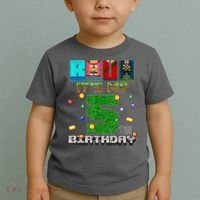 Bruh It'S My 5th Birthday Video Game Pixel Bday Toddler T-Shirt thumb 2