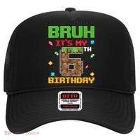 Bruh It'S My 6th Birthday 6 Years Old Birthday Gaming Pixel Hat thumb 0