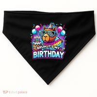 Bruh Its My Birthday Capybara Family Party Bday Gift USA-Made Doggie Bandana thumb 0