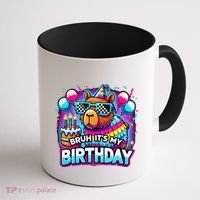 Bruh Its My Birthday Capybara Family Party Bday Gift Coffee Mug thumb 1