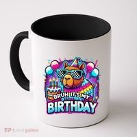 Bruh Its My Birthday Capybara Family Party Bday Gift Coffee Mug thumb 0