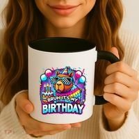 Bruh Its My Birthday Capybara Family Party Bday Gift Coffee Mug thumb 3