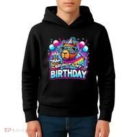 Bruh Its My Birthday Capybara Family Party Bday Gift Kids Hoodie thumb 4