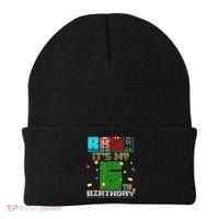 Bruh It'S My 6th Birthday Video Game Pixel Birthday Boy Beanie thumb 0