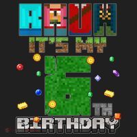 Bruh It'S My 6th Birthday Video Game Pixel Birthday Boy Hat thumb 2
