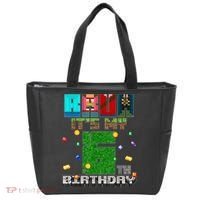 Bruh It'S My 6th Birthday Video Game Pixel Birthday Boy Tote Bag thumb 0