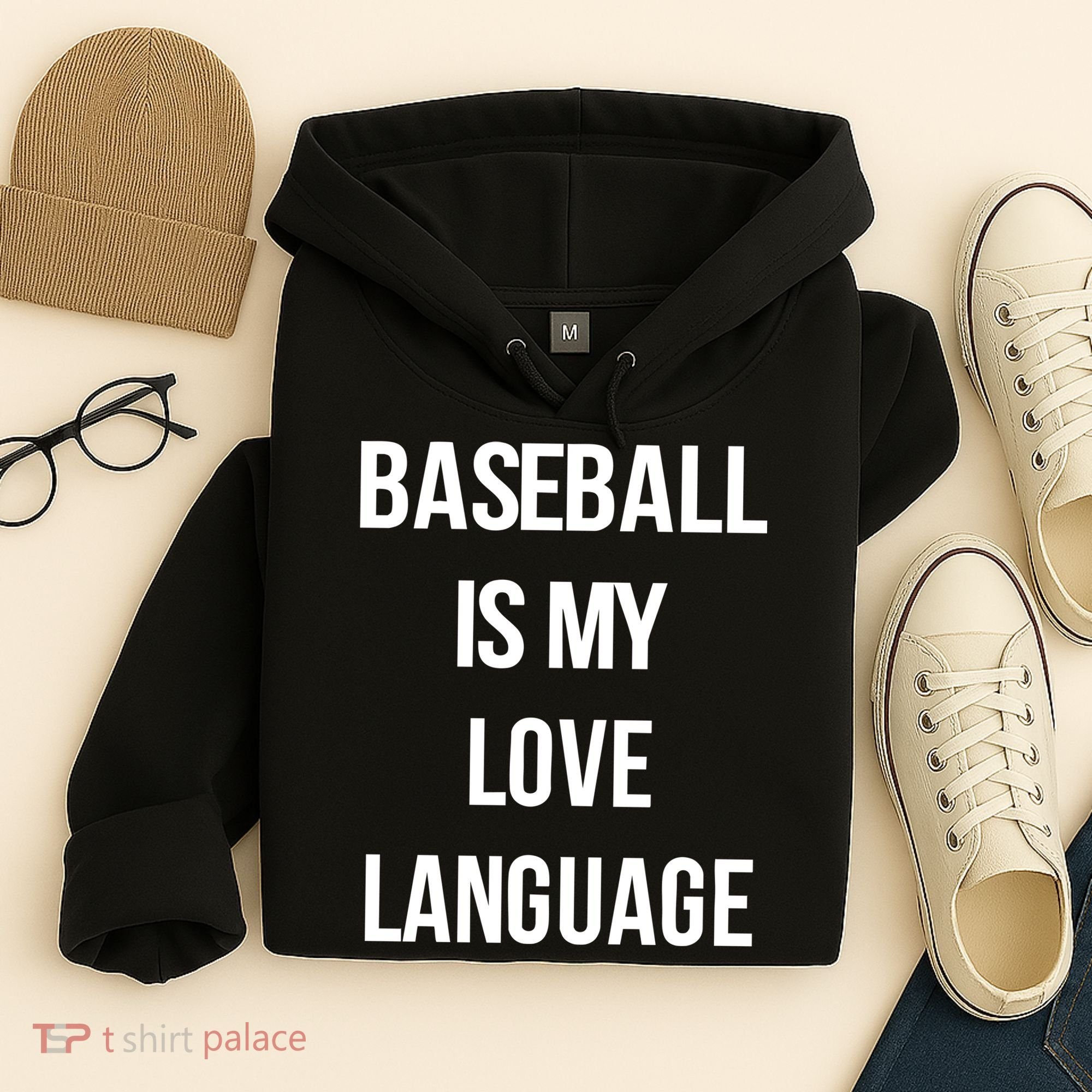 Baseball Is My Love Language Hoodie