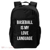Baseball Is My Love Language Backpack thumb 0