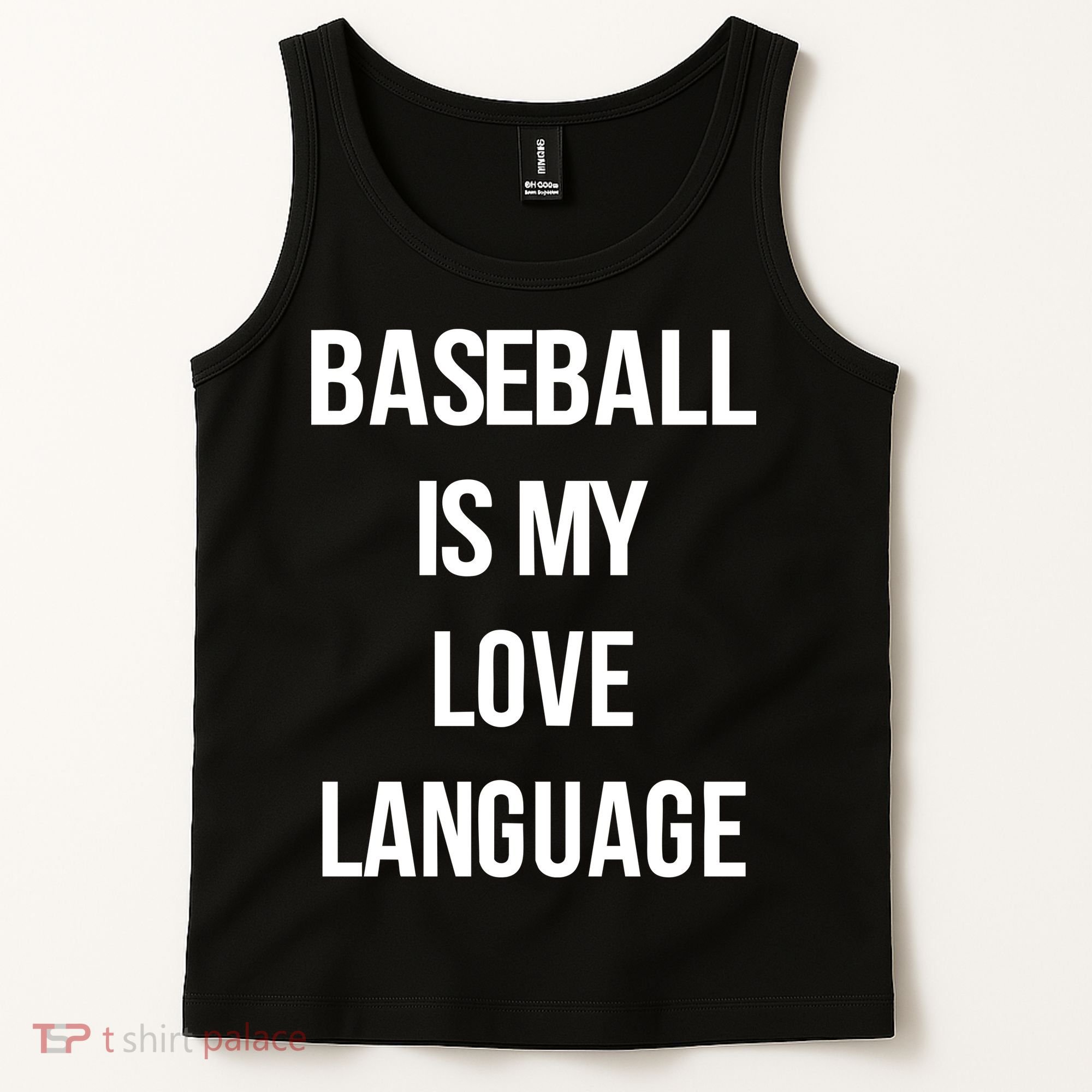 Baseball Is My Love Language Tank Top