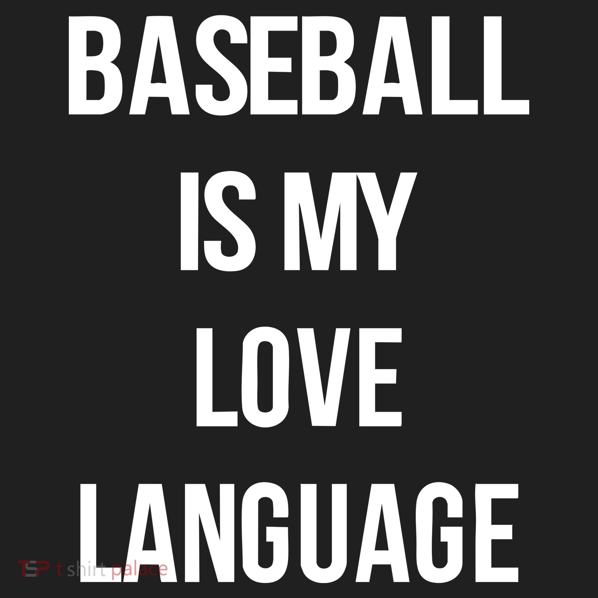 Baseball Is My Love Language Golf Towel