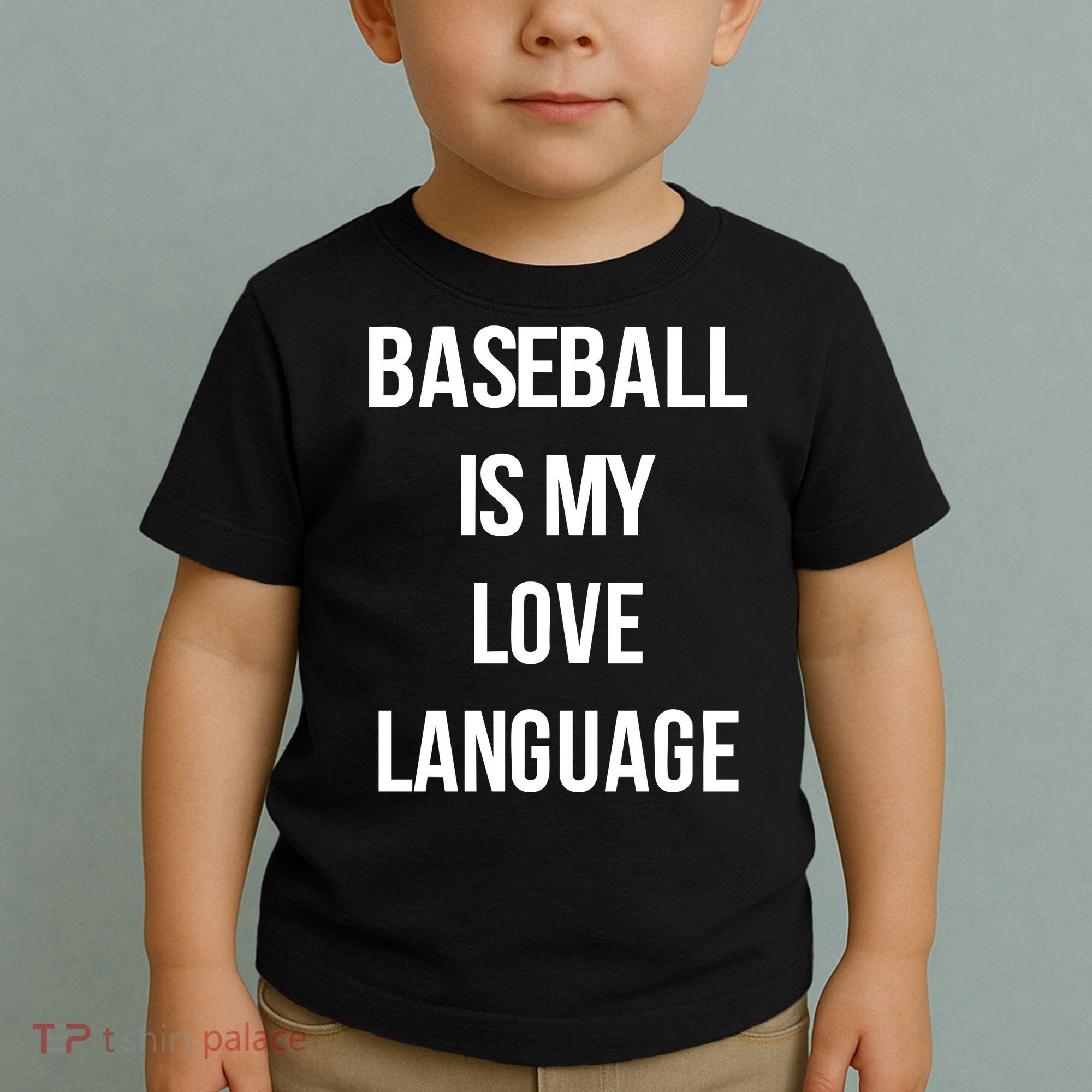 Baseball Is My Love Language Toddler T-Shirt