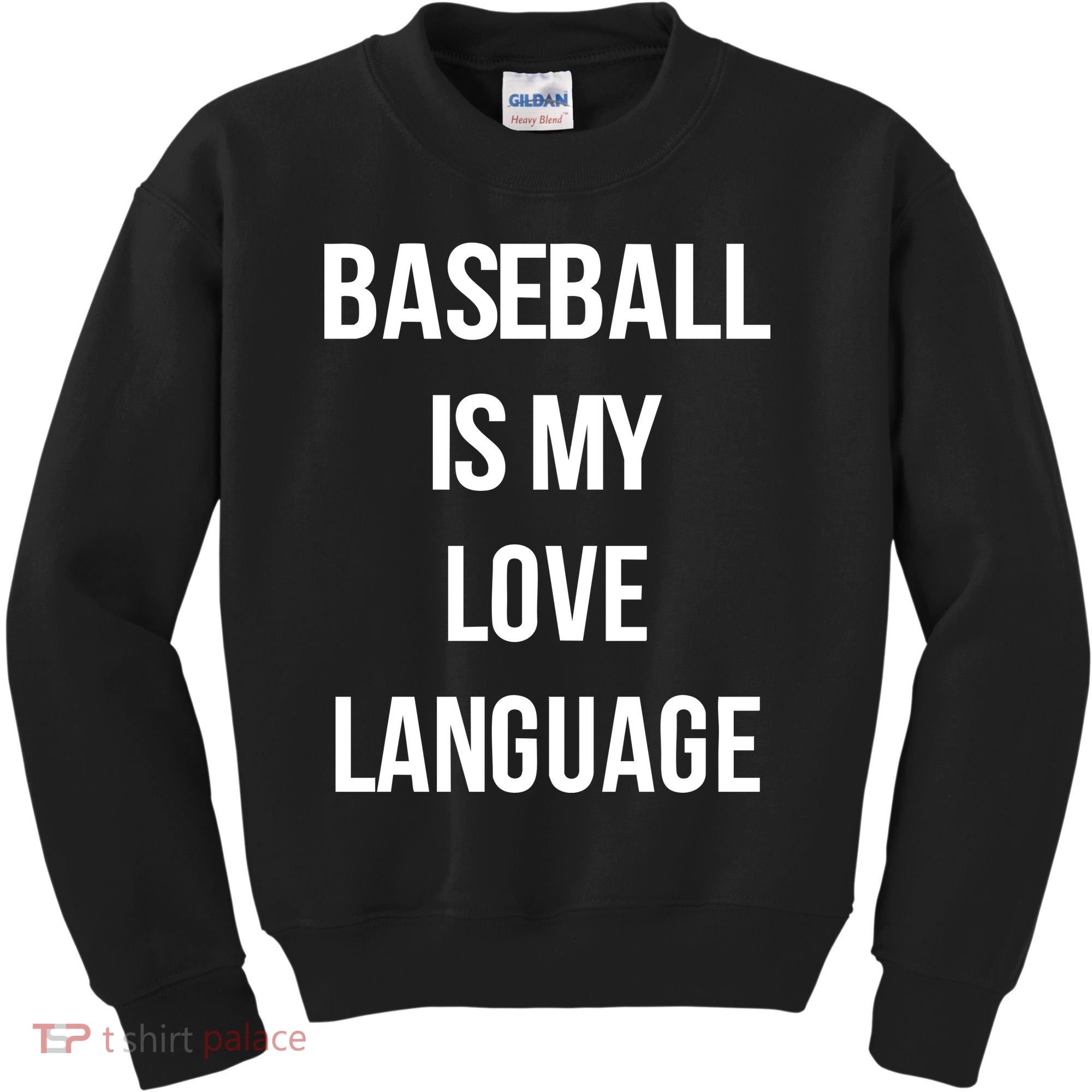 Baseball Is My Love Language Kids Sweatshirt