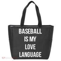 Baseball Is My Love Language Tote Bag thumb 0
