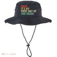 Bruh It's My First Day Of 3rd Grade Funny Back To School Boy Bucket Hat thumb 0