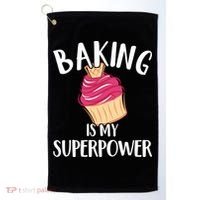 Baking Is My Superpower Baking Lovers Baking Themed Gift Golf Towel thumb 0