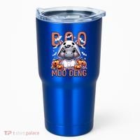 Boo I Mean Moo Deng Halloween Pygmy Hippo Gift Tumbler thumb 0