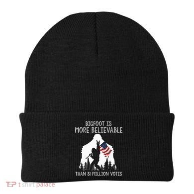 Bigfoot Is More Believable Than 81 Million Votes Vintage Beanie