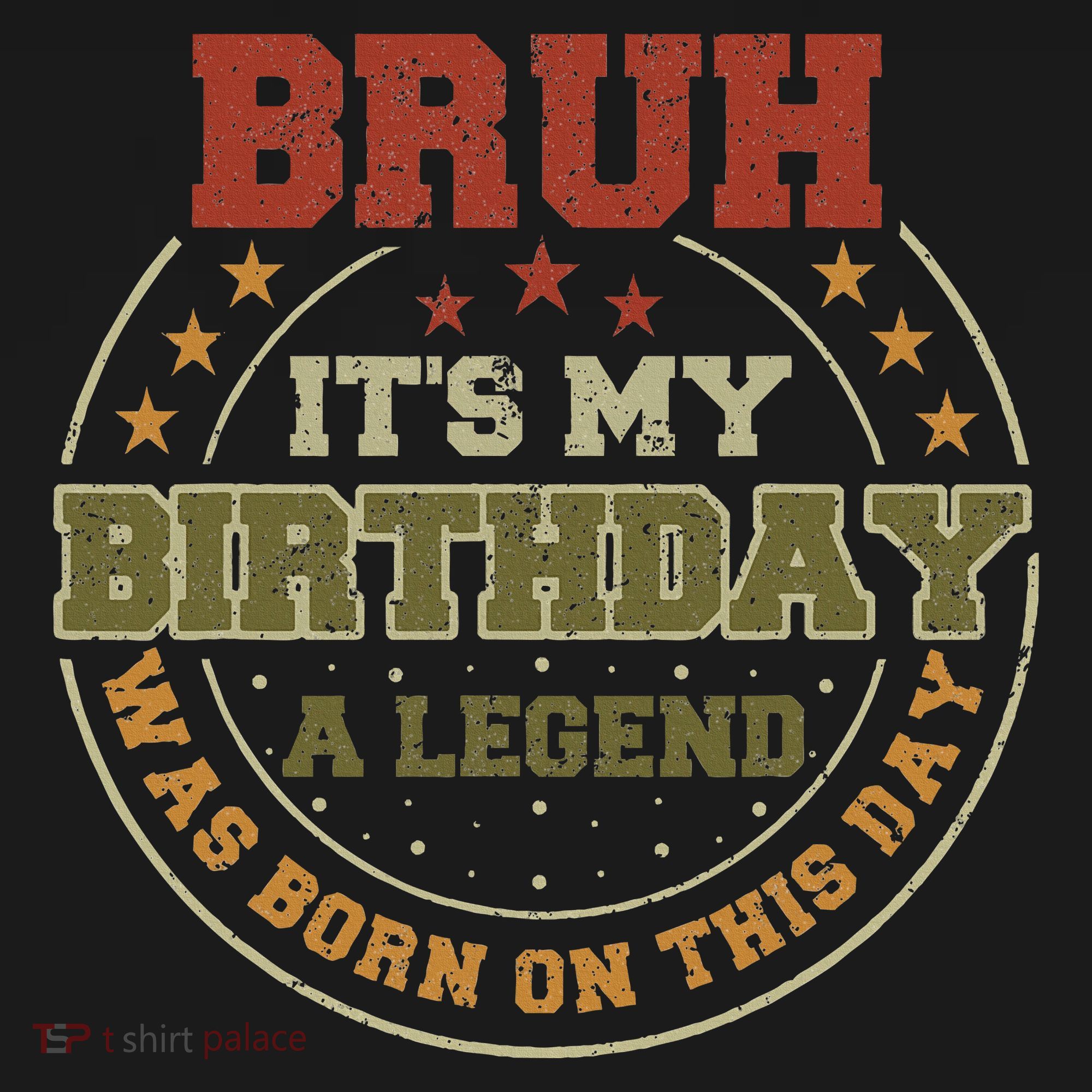 Bruh ItS My Birthday Legend Born Funny Birthday Party Sweatshirt