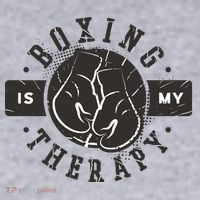 Boxing Is My Therapy Women's Sweatshirt thumb 2