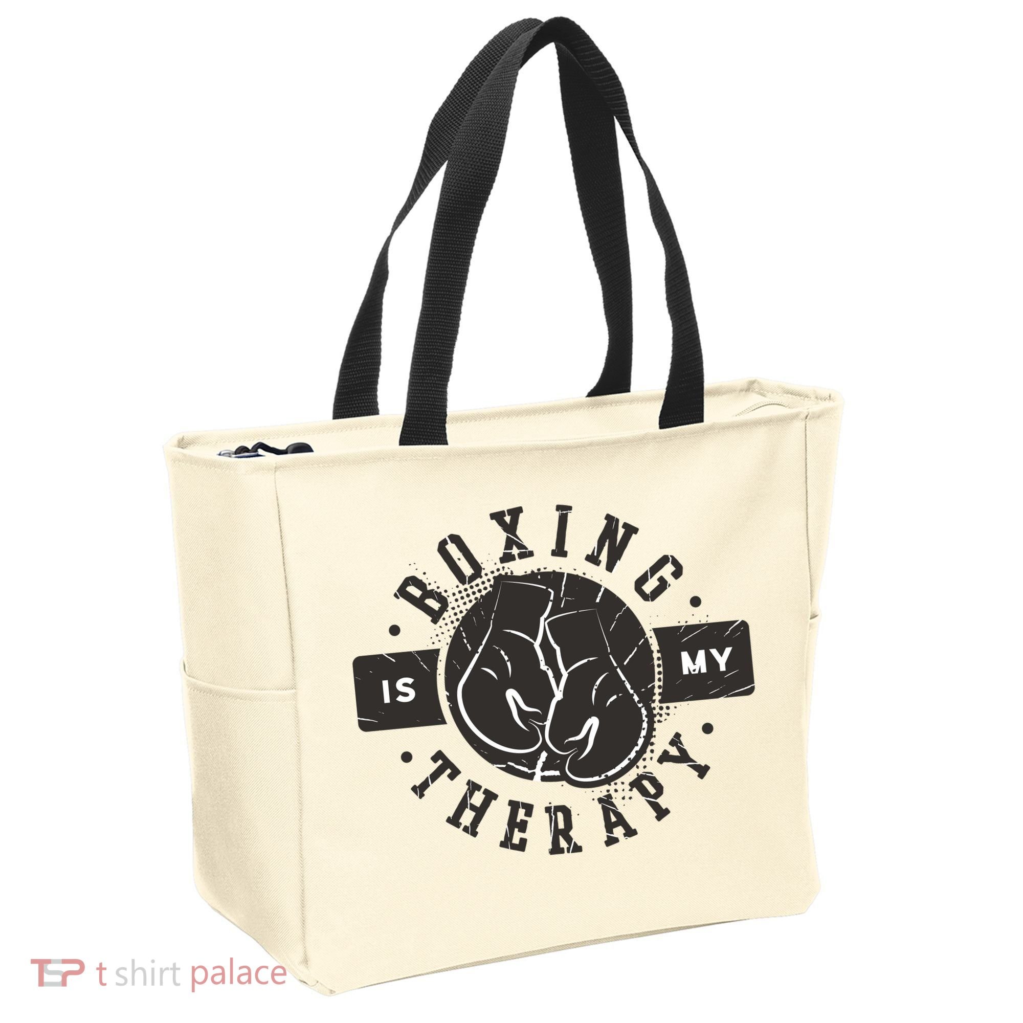 Boxing Is My Therapy Tote Bag