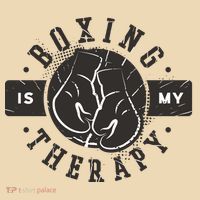 Boxing Is My Therapy Tote Bag thumb 4