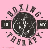 Boxing Is My Therapy Coaster thumb 2
