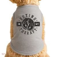 Boxing Is My Therapy Doggie Tank thumb 0
