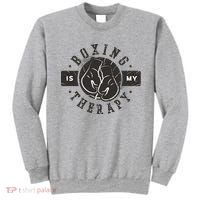 Boxing Is My Therapy Sweatshirt thumb 0