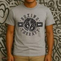Boxing Is My Therapy T-Shirt thumb 3