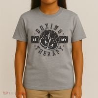 Boxing Is My Therapy T-Shirt thumb 4