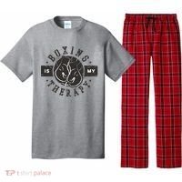 Boxing Is My Therapy Pajama Set thumb 0