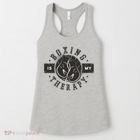 Boxing Is My Therapy Women's Tank Top thumb 0